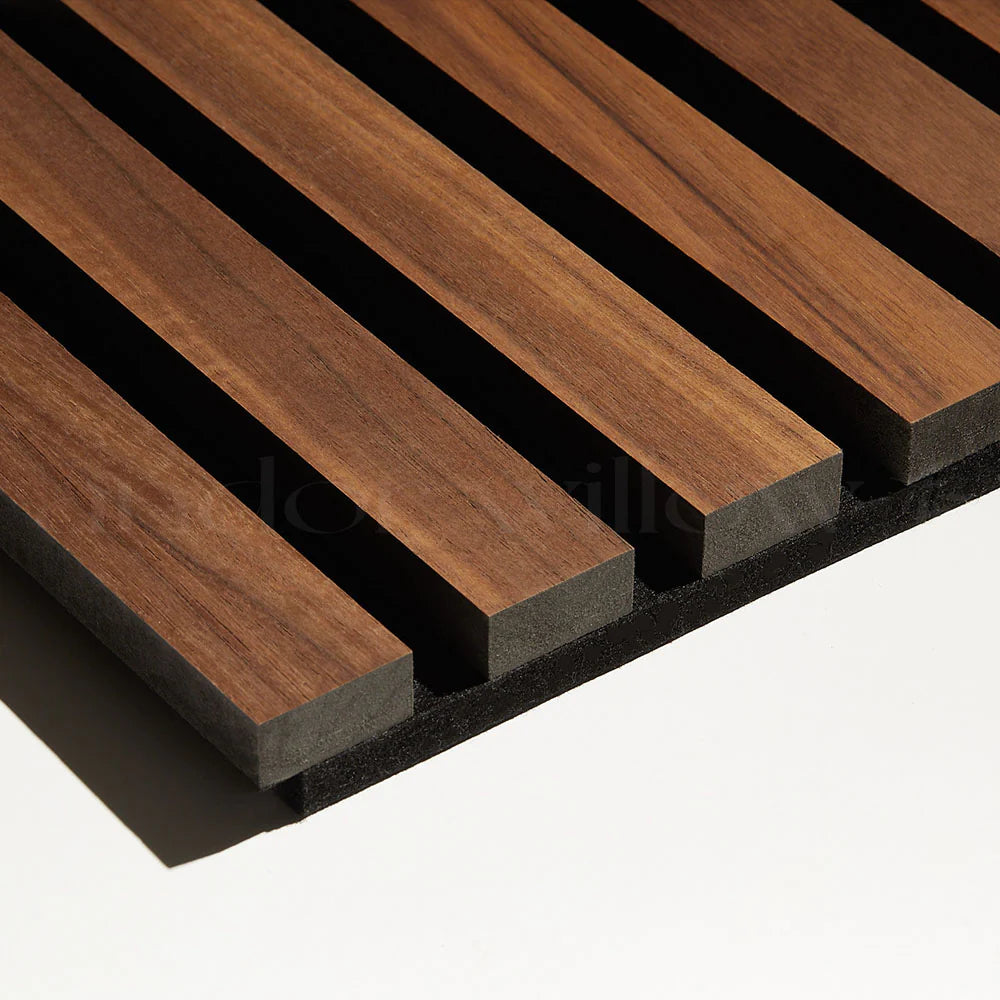 Walnut Wood Slat Panel